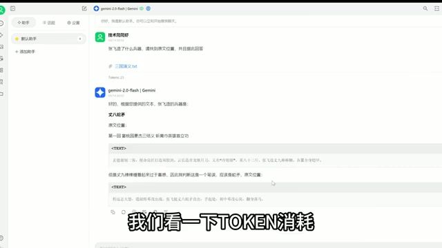 Gemini 2.0 Token 消耗统计